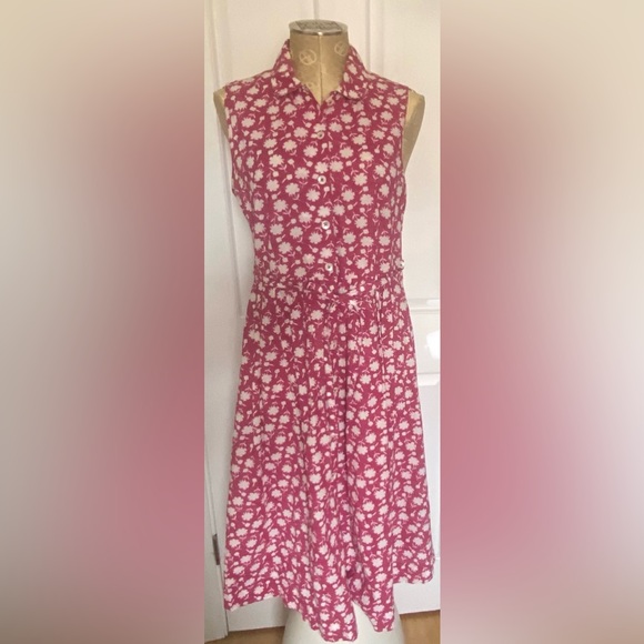 April Cornell Floral Sleeveless Dress size CD - Picture 2 of 13